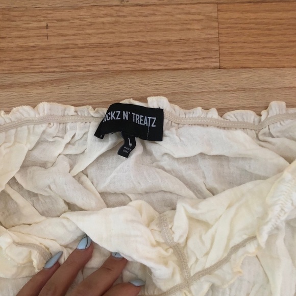 NWT DOLLS KILL Dolls Kill Pirate Maiden Costume - Ren-Faire Crop Top Mini Skirt - Picture 7 of 15